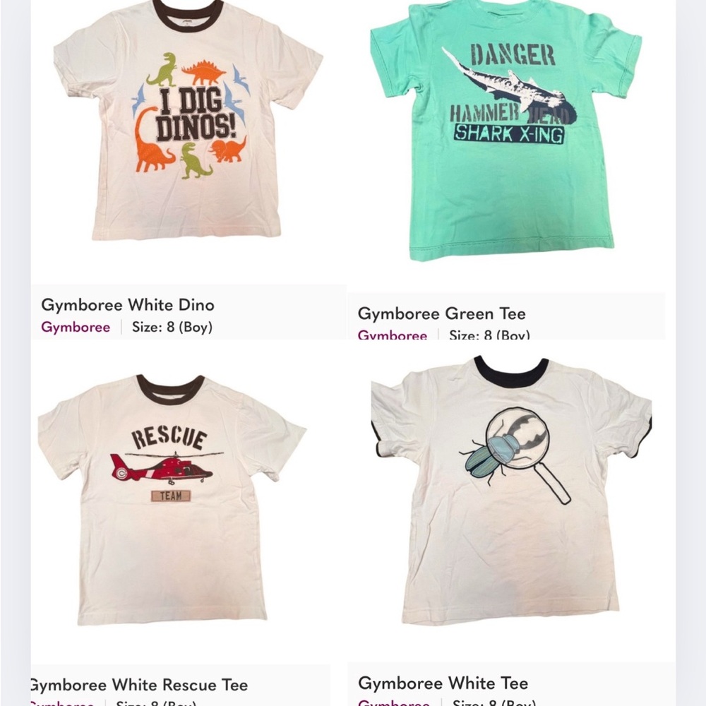 Gymboree Short Sleeve Tees Bundle